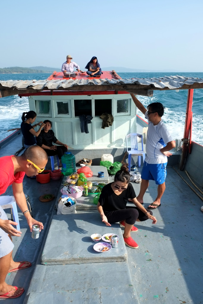 Delicious mayhem ensued on deck.
